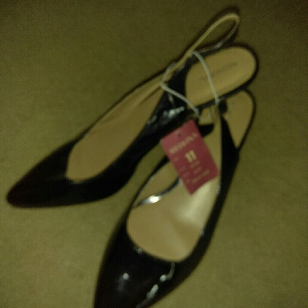 Patent Leather Slingback Sandals